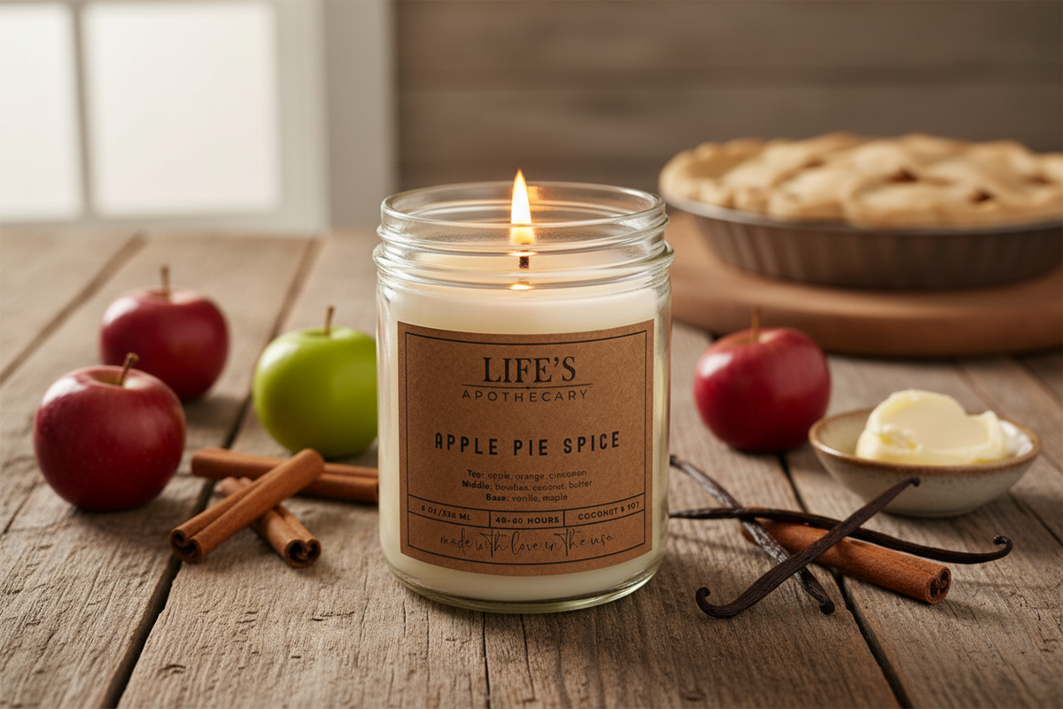 Apple Pie Spice Farmhouse Candle