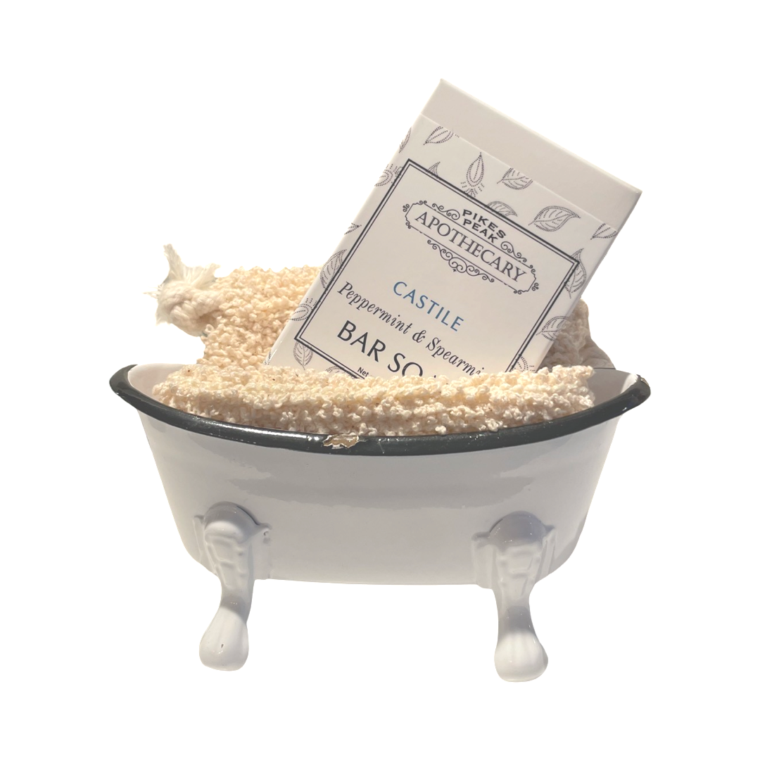 Bathtub Dish & Soap Gift