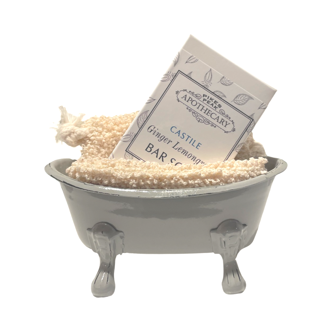 Bathtub Dish & Soap Gift