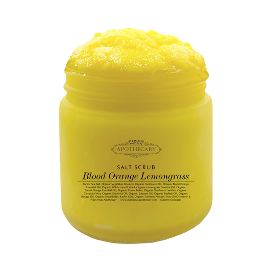Blood Orange Lemongrass Salt Scrub