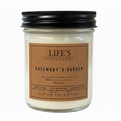 Rosemary's Garden Farmhouse Candle