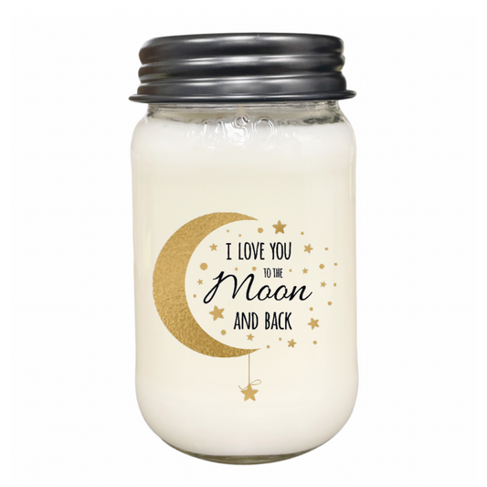 I Love You To the Moon and Back Gratitude Candle