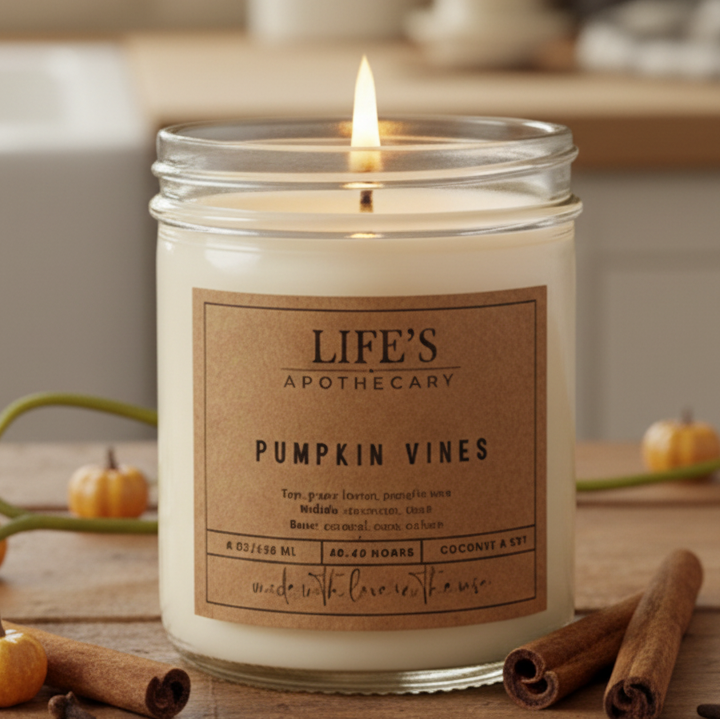 Pumpkin Vines Farmhouse Candle