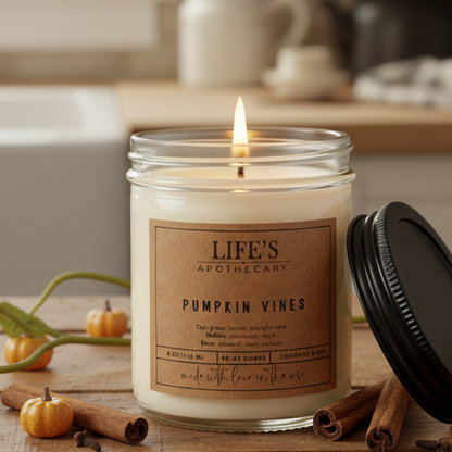 Pumpkin Vines Farmhouse Candle