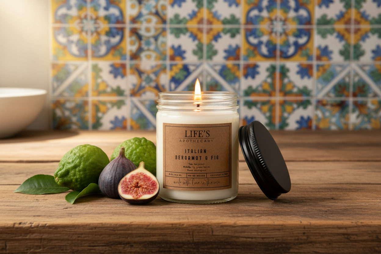 Italian Bergamot & FIg Farmhouse Candle