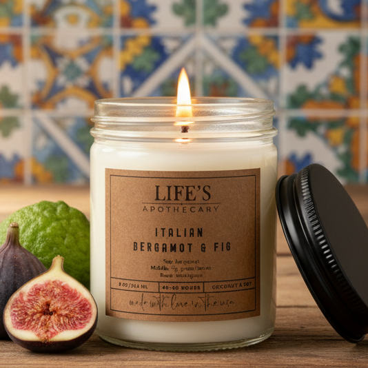 Italian Bergamot & FIg Farmhouse Candle