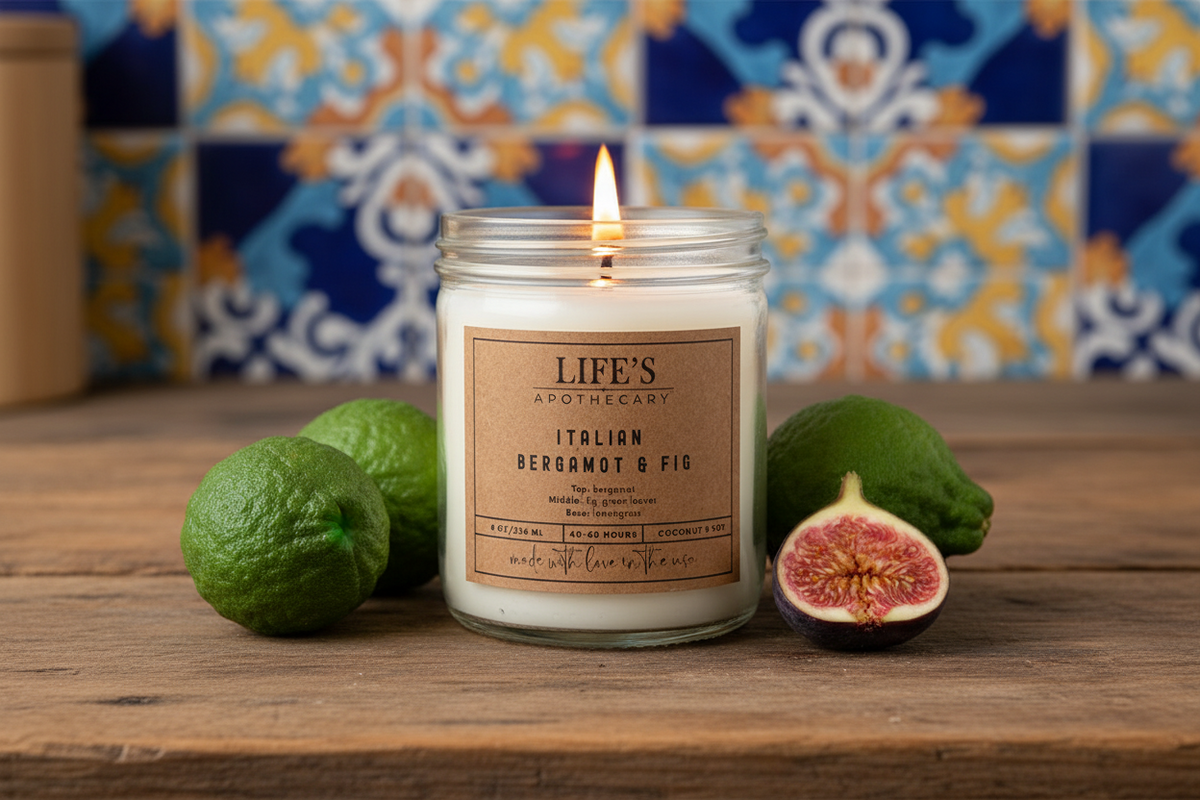 Italian Bergamot & Fig Farmhouse Candle