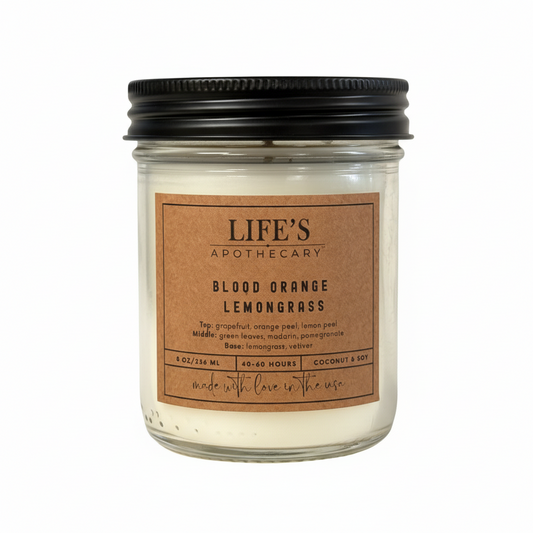 Blood Orange Lemongrass Farmhouse Candle