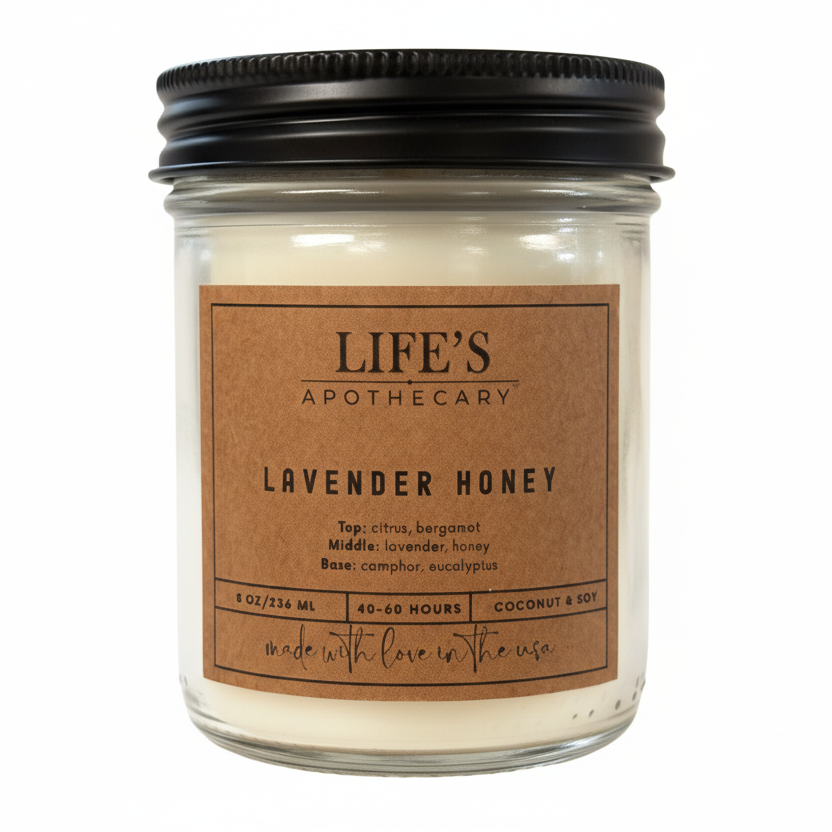 Lavender Honey Farmhouse Candle